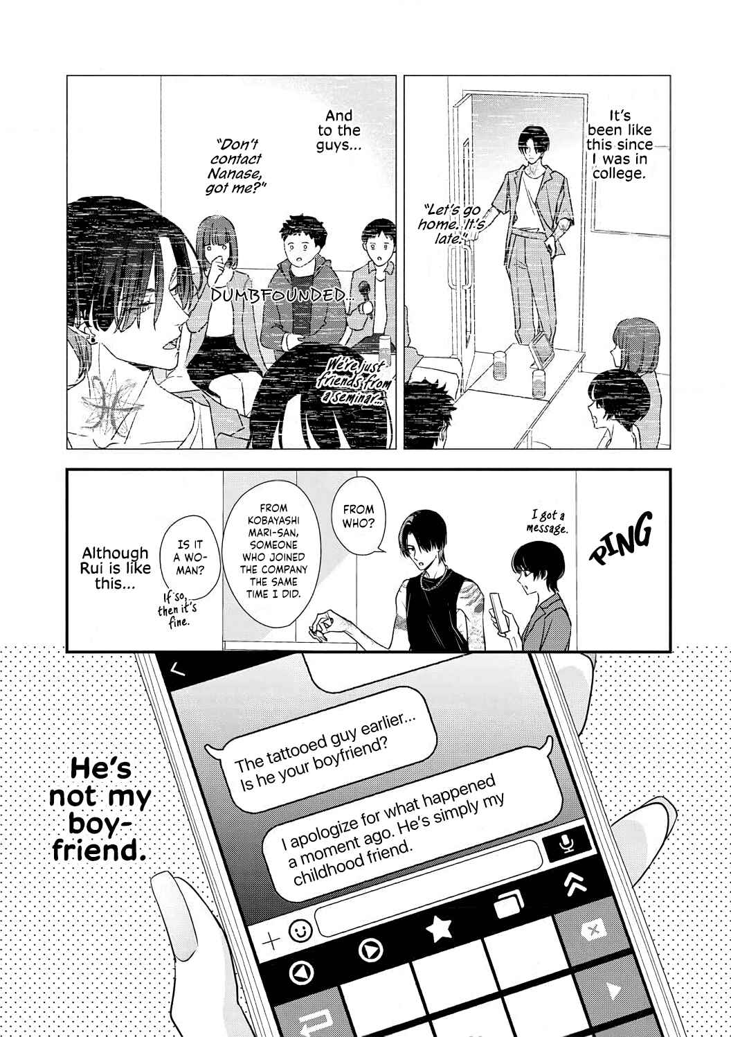 Page 8 Chapter 1 Sumi-iri Osananajimi no Sokubaku ga Tsurai