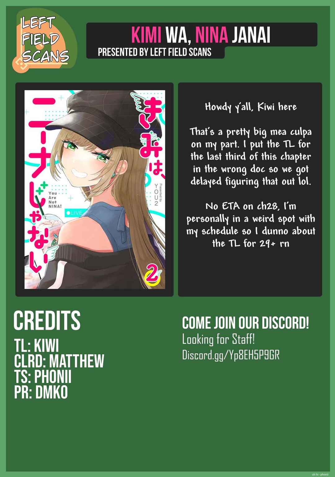 Page 19 Chapter 27 Kimi wa, Nina Janai