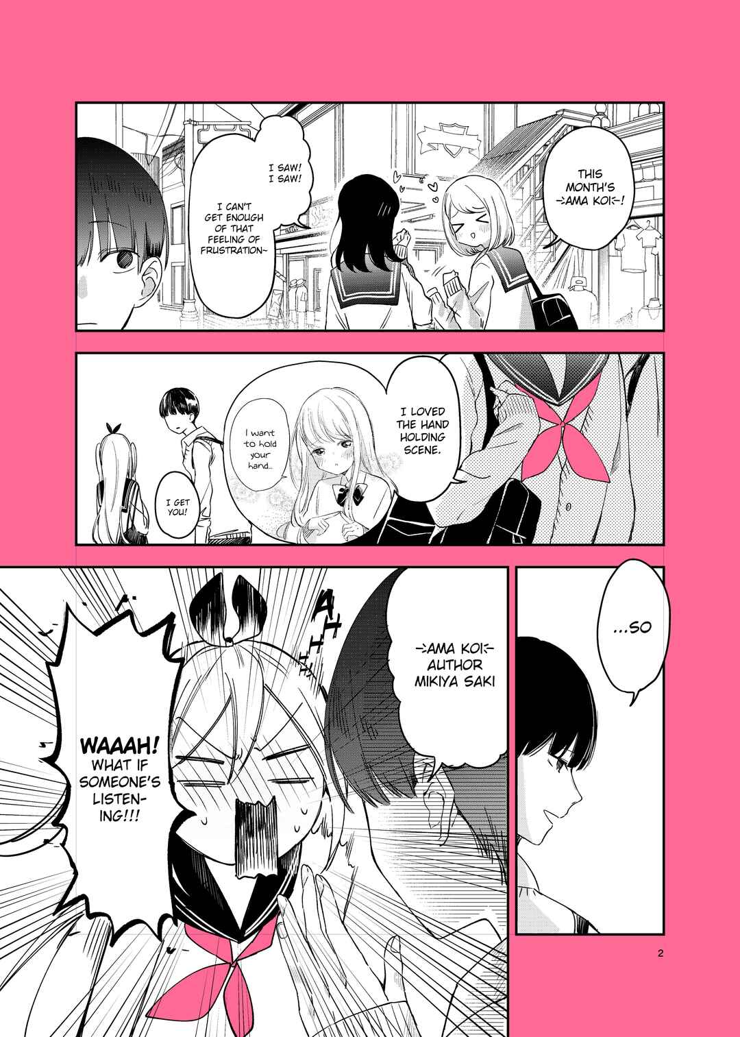 Page 2 Chapter Unknown_2ba3 My Girlfriend Only Gets Lovey-Dovey in Manga
