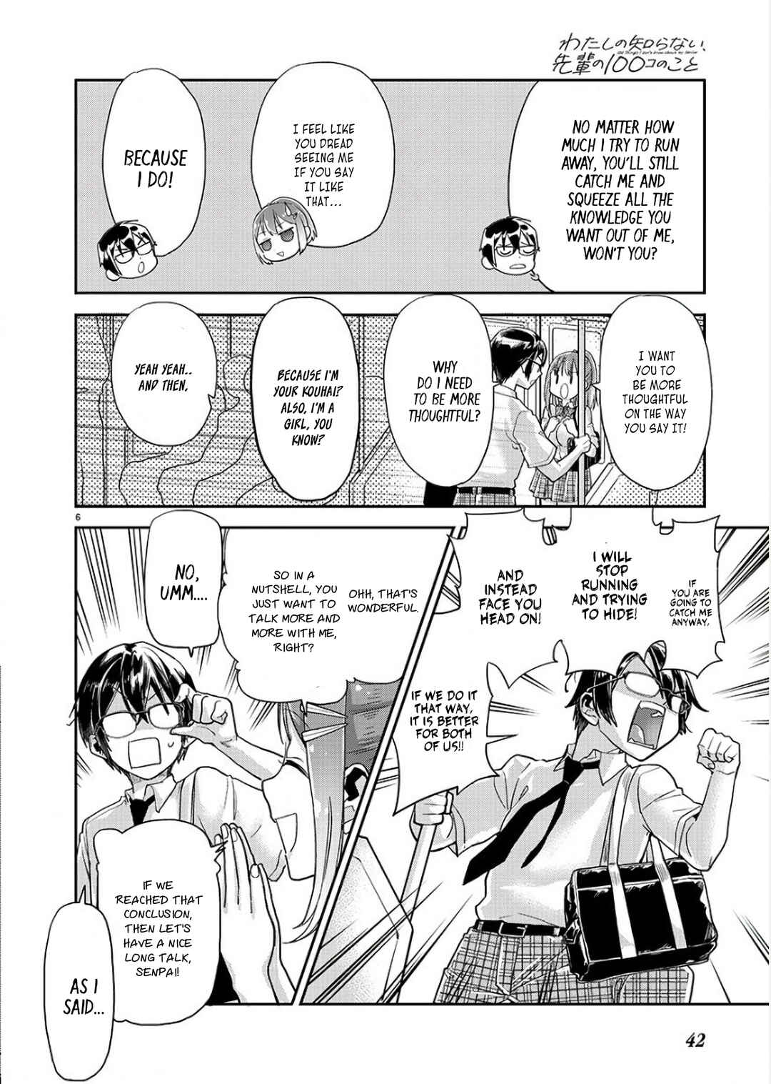 Page 6 Chapter 4 100 Things I Didn’t Know About My Senpai