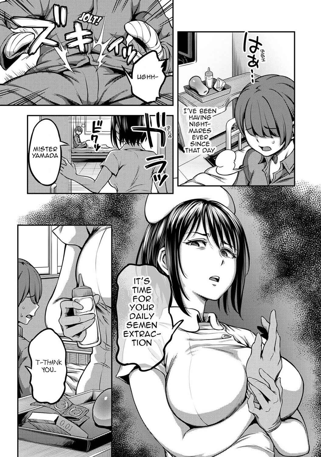 Page 4 Chapter 1.2 Sakusei Byoutou ~Seikaku Saiaku no Nurse shika Inai Byouin de Shasei Kanri Seikatsu~
