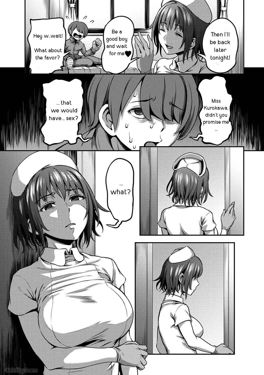 Page 14 Chapter 2.1 Sakusei Byoutou ~Seikaku Saiaku no Nurse shika Inai Byouin de Shasei Kanri Seikatsu~
