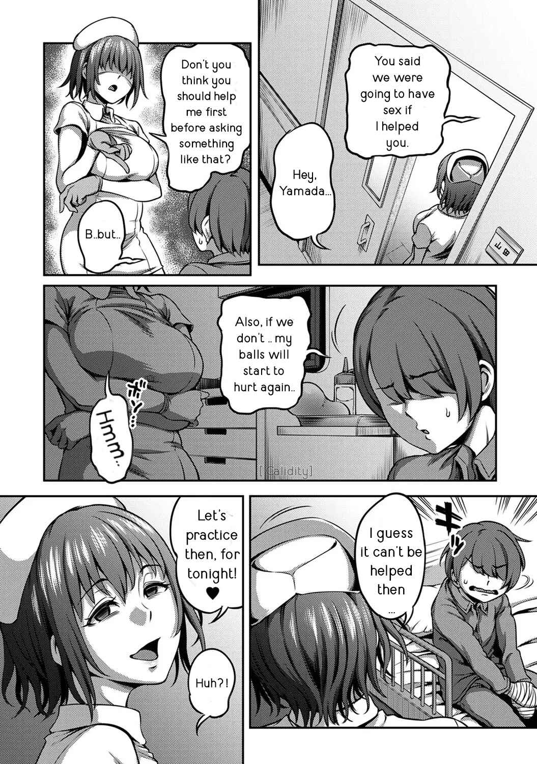 Page 15 Chapter 2.1 Sakusei Byoutou ~Seikaku Saiaku no Nurse shika Inai Byouin de Shasei Kanri Seikatsu~