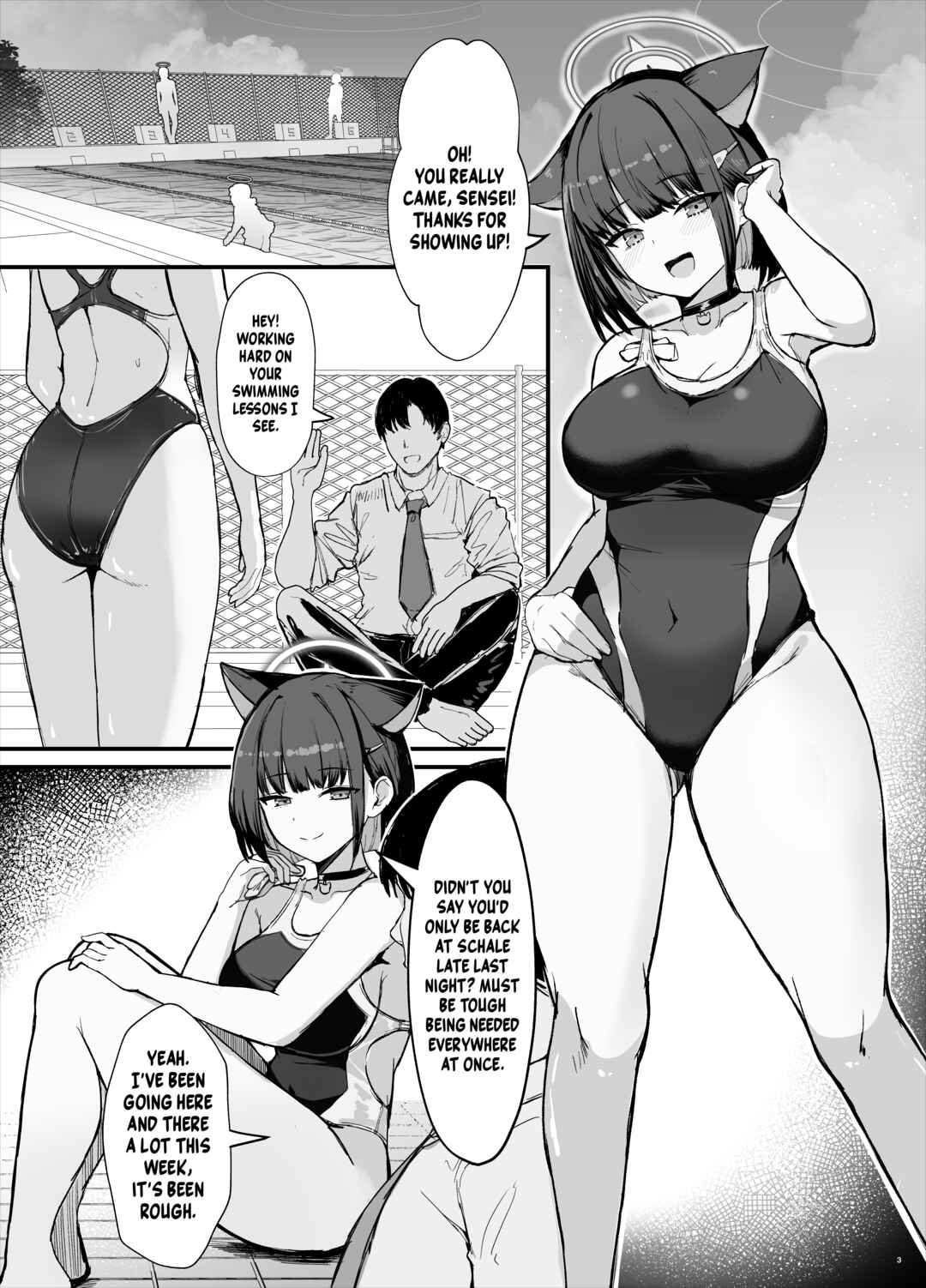 Page 2 Chapter Unknown_a844 Blue Archive - Kazusa to Houkago Mizugi Ecchi (Doujinshi)