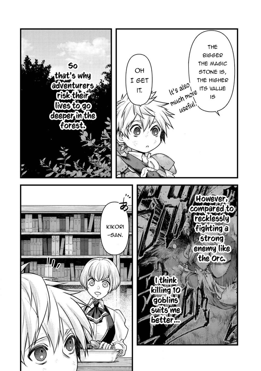 Page 8 Chapter 6 Kikori no Isekai Tan ~Tensei shita Shounen wa, Ono 1-pon de Nariagaru~
