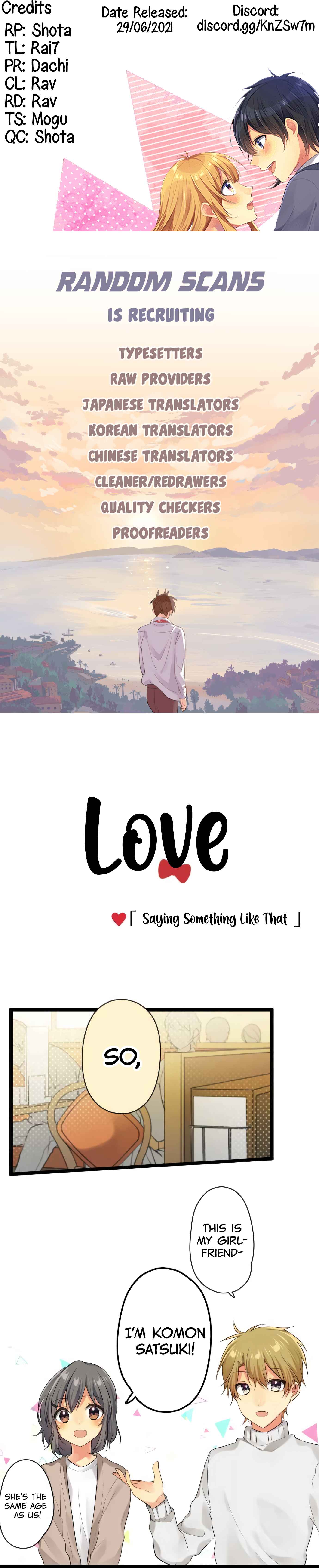 Page 1 Chapter 8 Like & Love