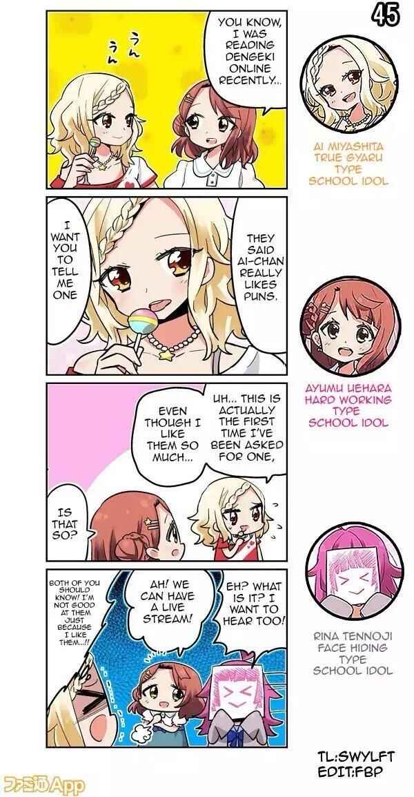 Page 1 Chapter 45 Love Live! School Idol Festival All Stars 4-koma: Famitsu