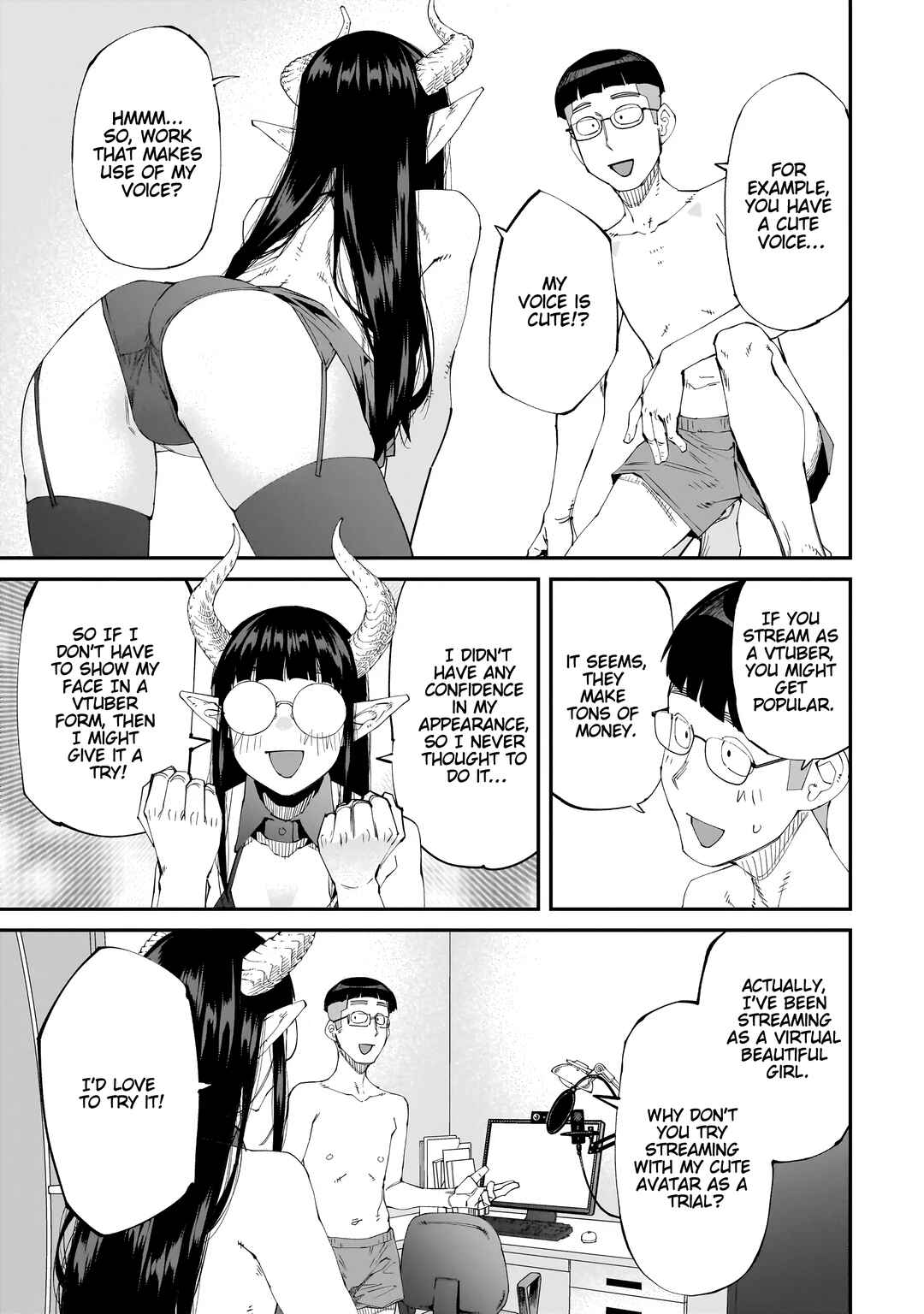 Page 12 Chapter 4 Otaku-kun no Seiheki wo Isshou Yugamete Iku Ishuzoku Musume-tachi