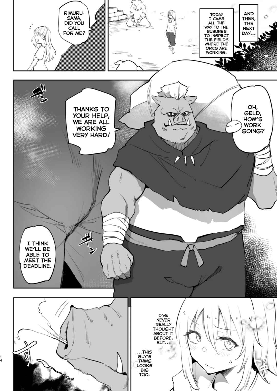 Page 13 Chapter Unknown_1258 Tensei Shitara Slime Datta Ken - Seitenkan Shitara Mesu Ochi Shita Ken (Doujinshi)