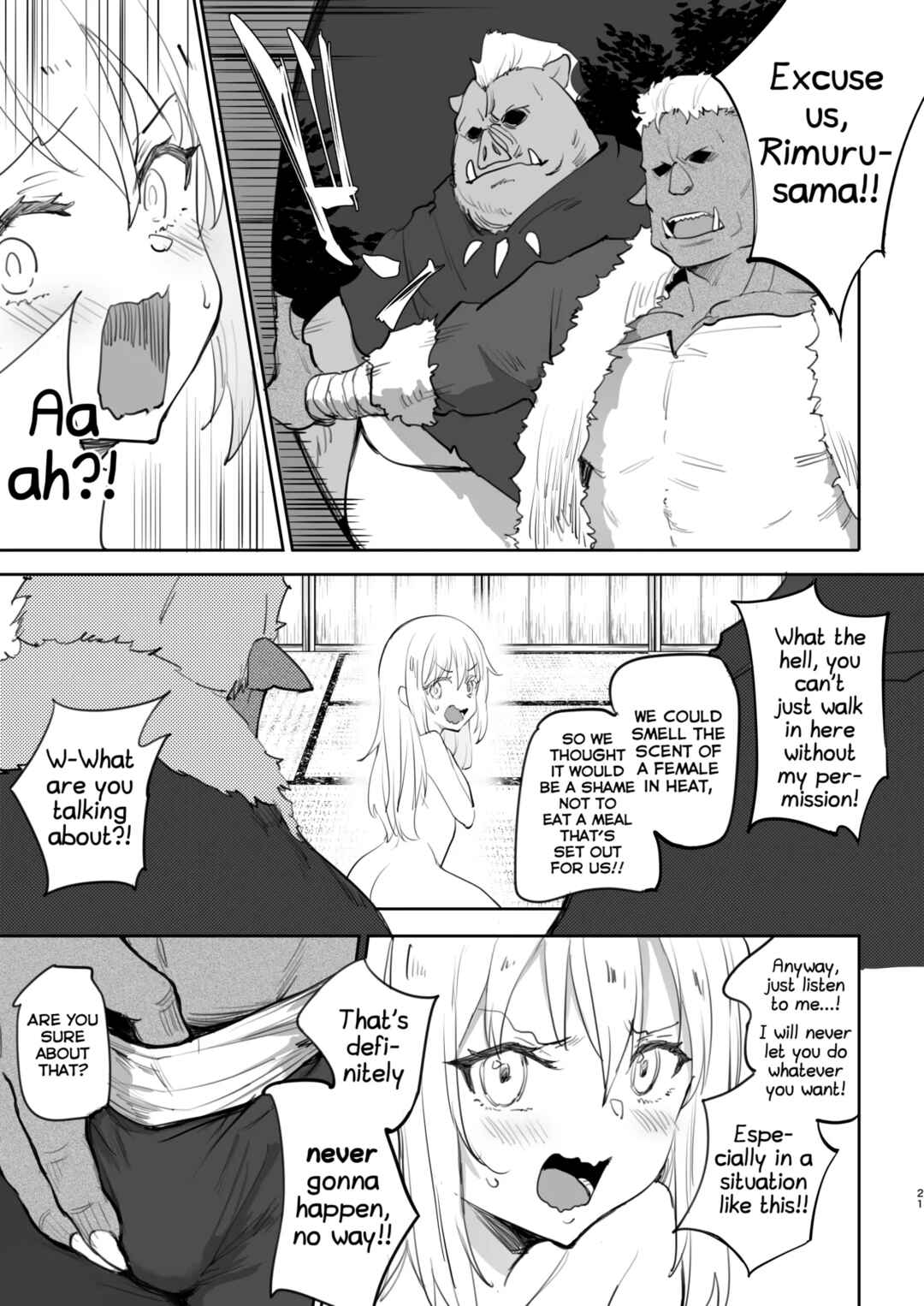 Page 20 Chapter Unknown_1258 Tensei Shitara Slime Datta Ken - Seitenkan Shitara Mesu Ochi Shita Ken (Doujinshi)