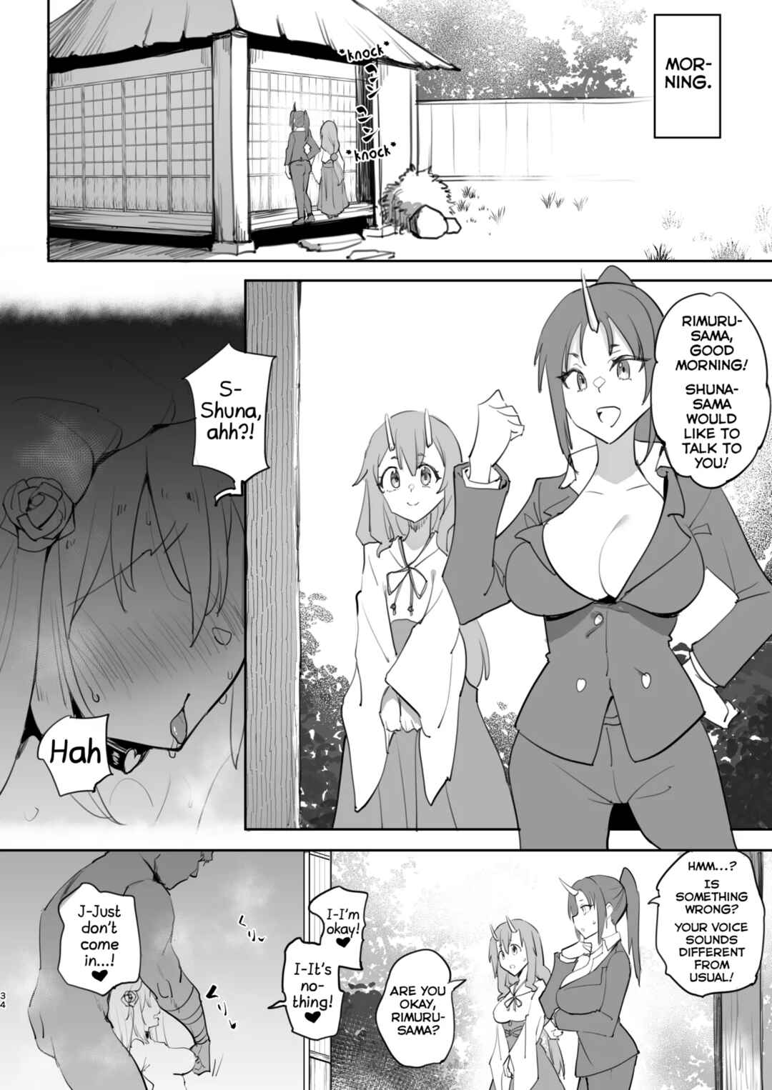 Page 33 Chapter Unknown_1258 Tensei Shitara Slime Datta Ken - Seitenkan Shitara Mesu Ochi Shita Ken (Doujinshi)