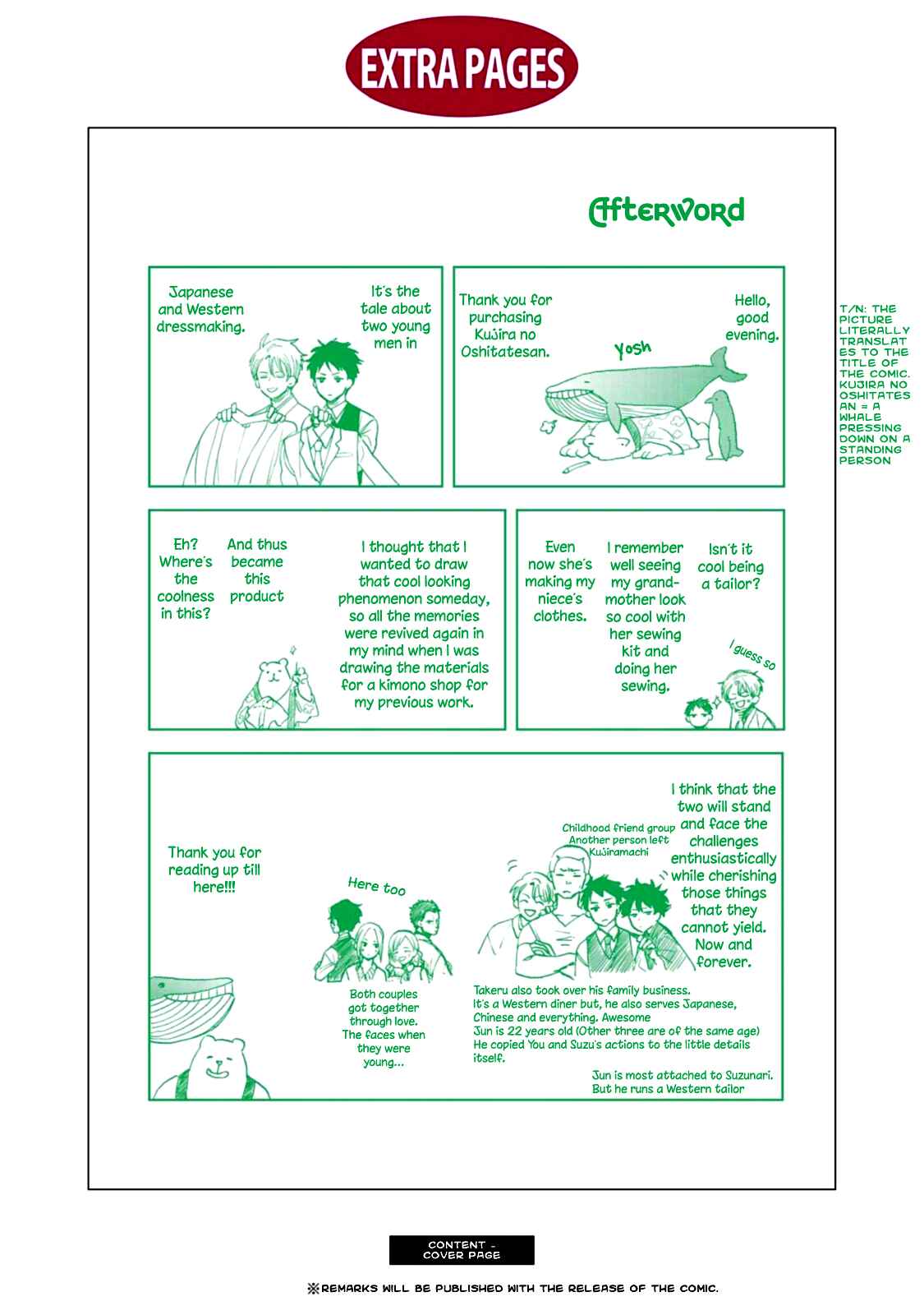 Page 10 Chapter 5.5 Kujira no Oshitate-san