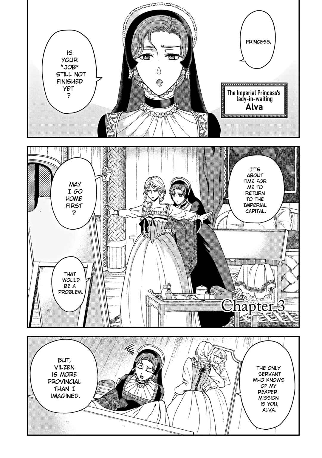 Page 3 Chapter 3 Shinigami Koujo no Kekkon
