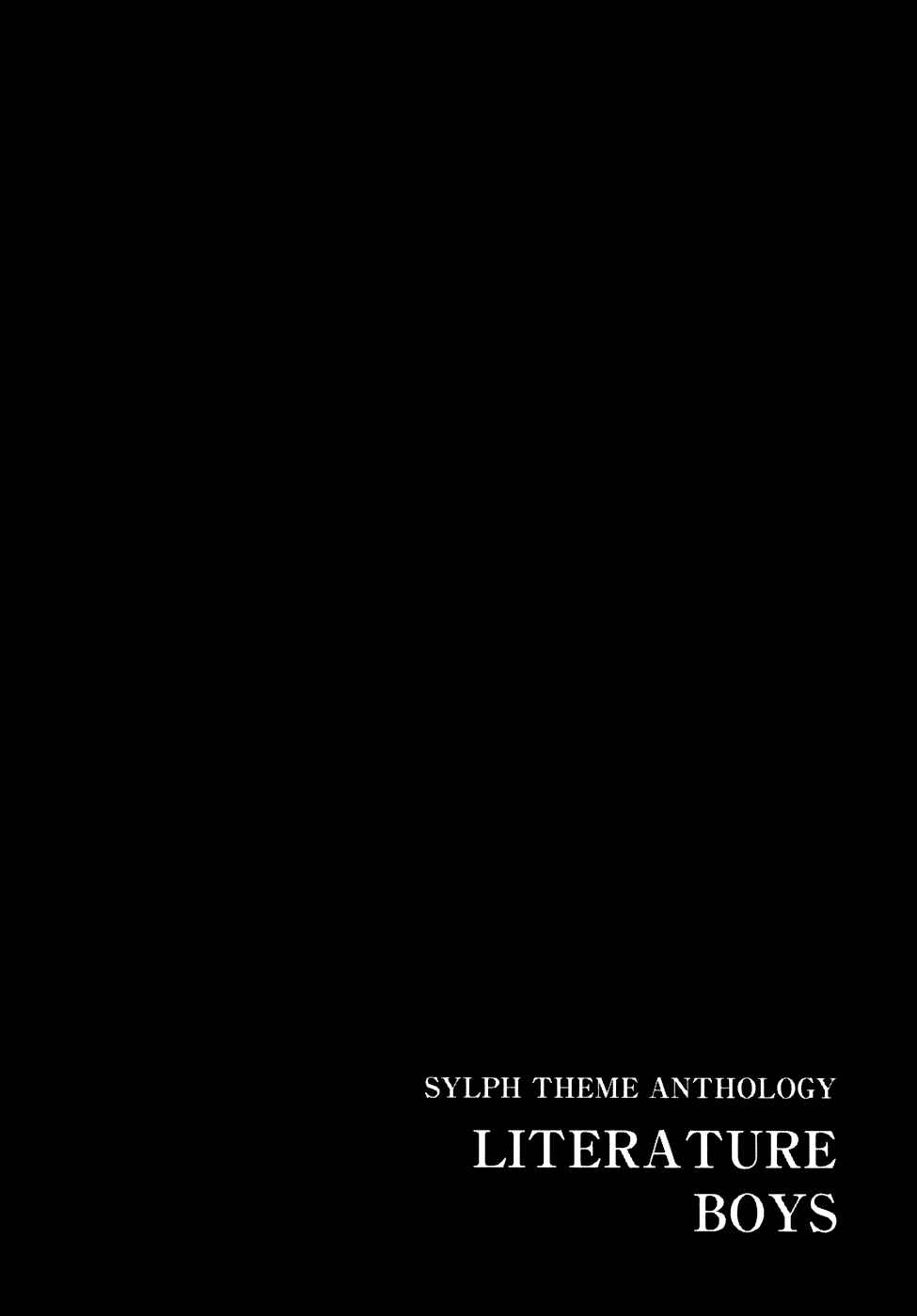 Page 3 Chapter 2 Sylph Theme Anthology: Literature Boys