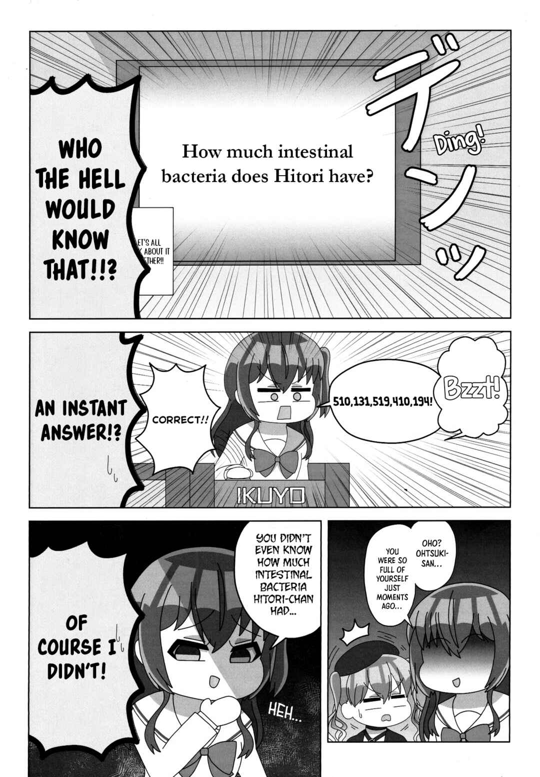 Page 11 Chapter Unknown_a4c6 Bocchi the Rock! - Showdown!! Ohtsuki Yoyoko VS Kita Ikuyo (Doujinshi)
