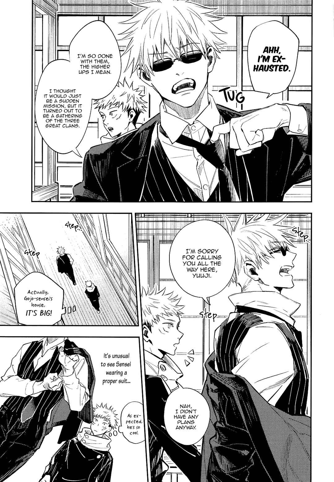Page 4 Chapter Unknown_1712 Jujutsu Kaisen - Nugasete Ageyokka (Doujinshi)