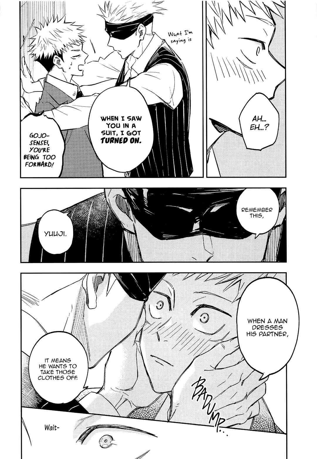 Page 9 Chapter Unknown_1712 Jujutsu Kaisen - Nugasete Ageyokka (Doujinshi)