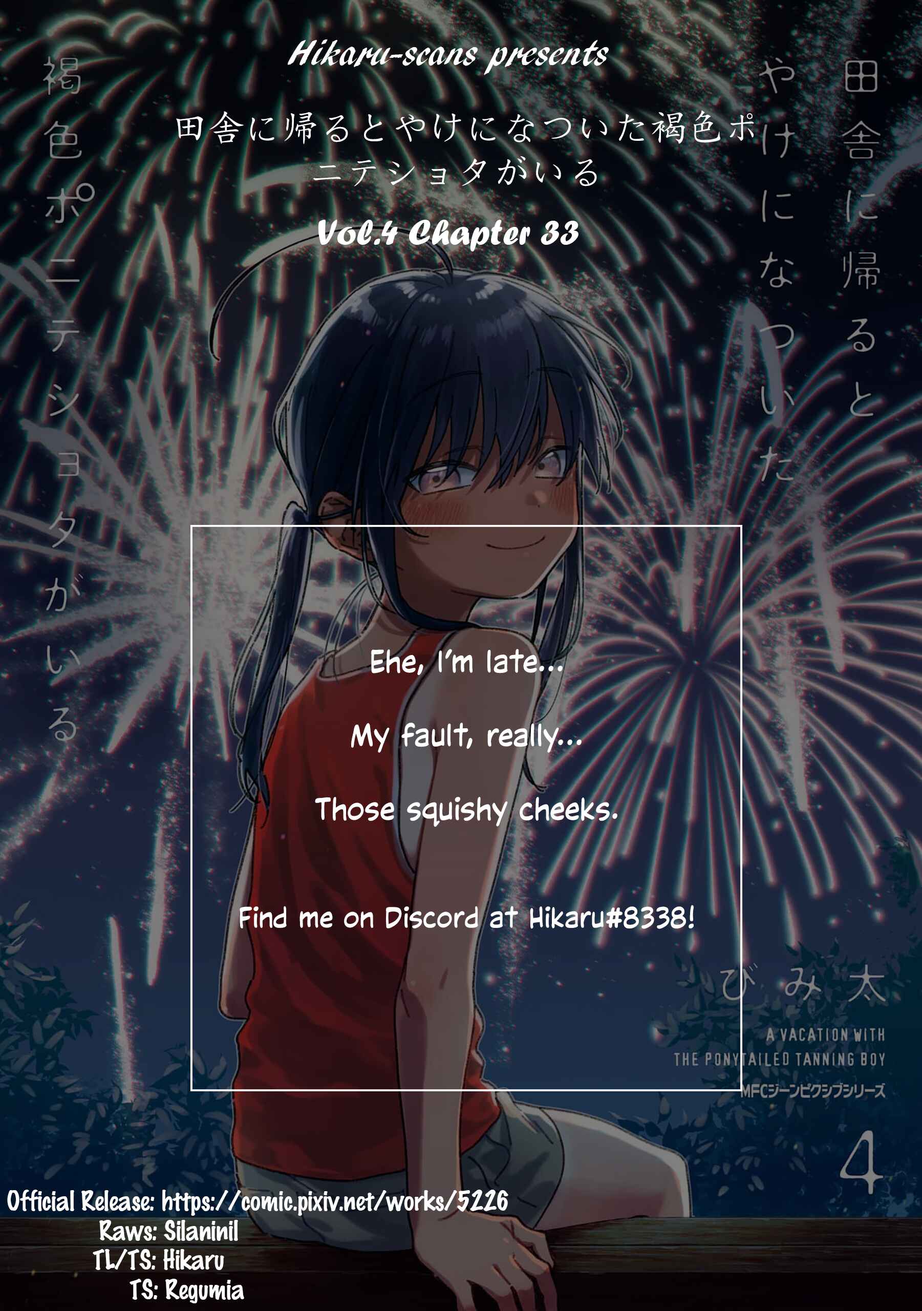 Page 13 Chapter 33 Inaka ni Kaeru to Yakeni Natsuita Kasshoku Ponytail Shota ga Iru