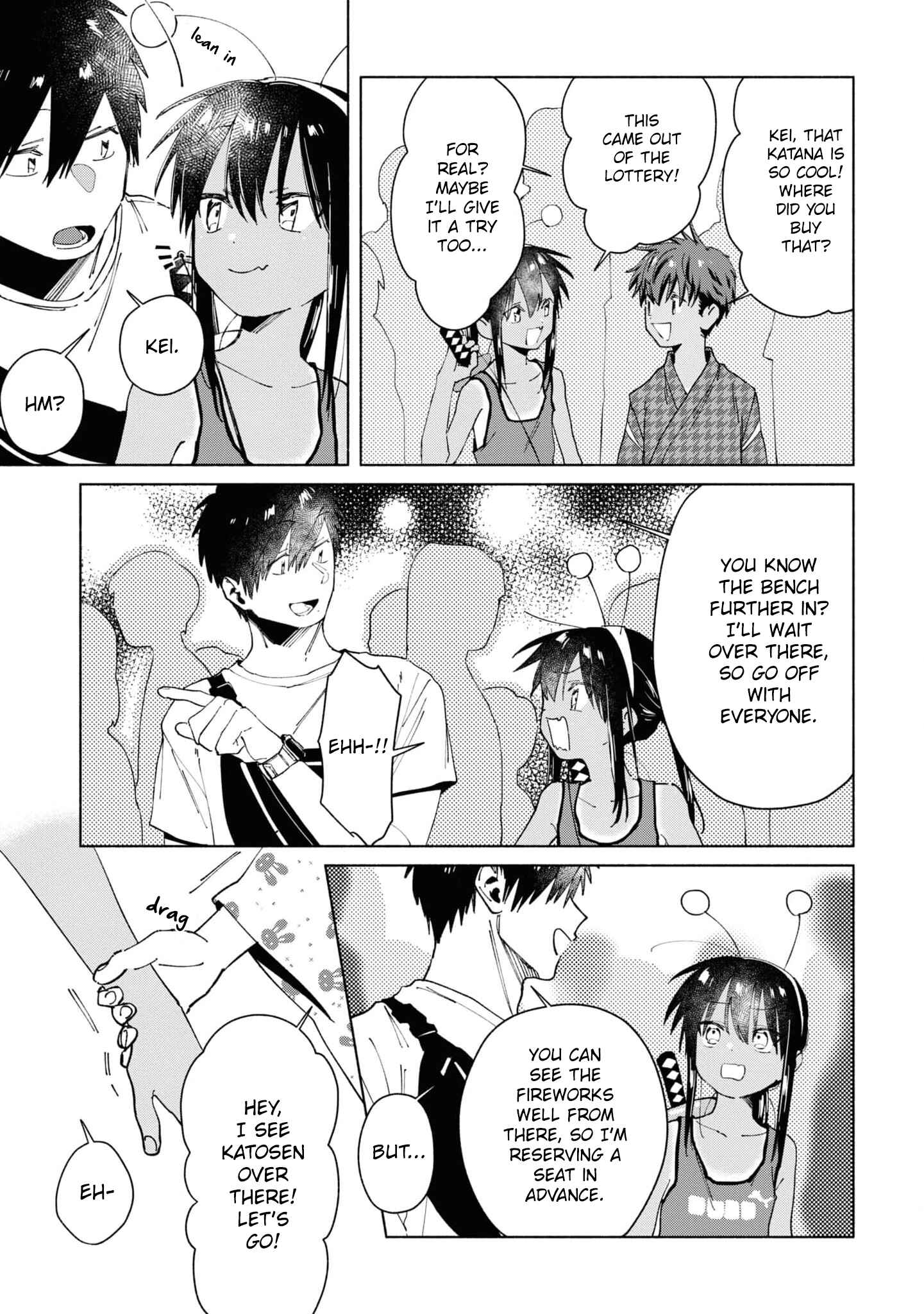 Page 13 Chapter 35 Inaka ni Kaeru to Yakeni Natsuita Kasshoku Ponytail Shota ga Iru