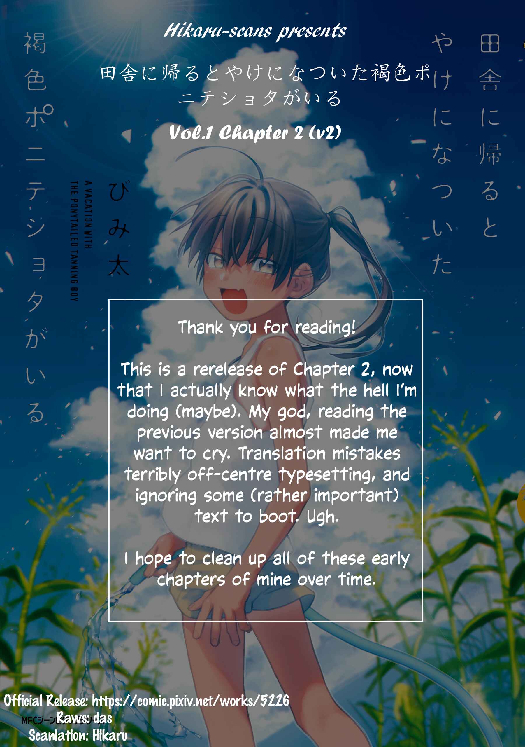 Page 12 Chapter 2 Inaka ni Kaeru to Yakeni Natsuita Kasshoku Ponytail Shota ga Iru