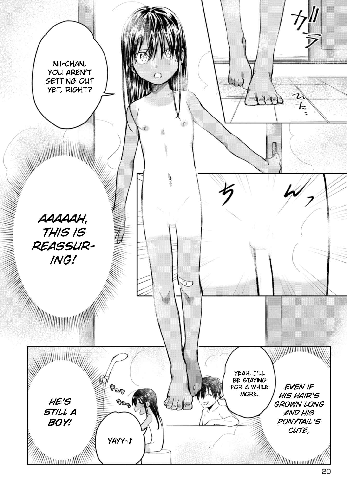 Page 2 Chapter 2 Inaka ni Kaeru to Yakeni Natsuita Kasshoku Ponytail Shota ga Iru