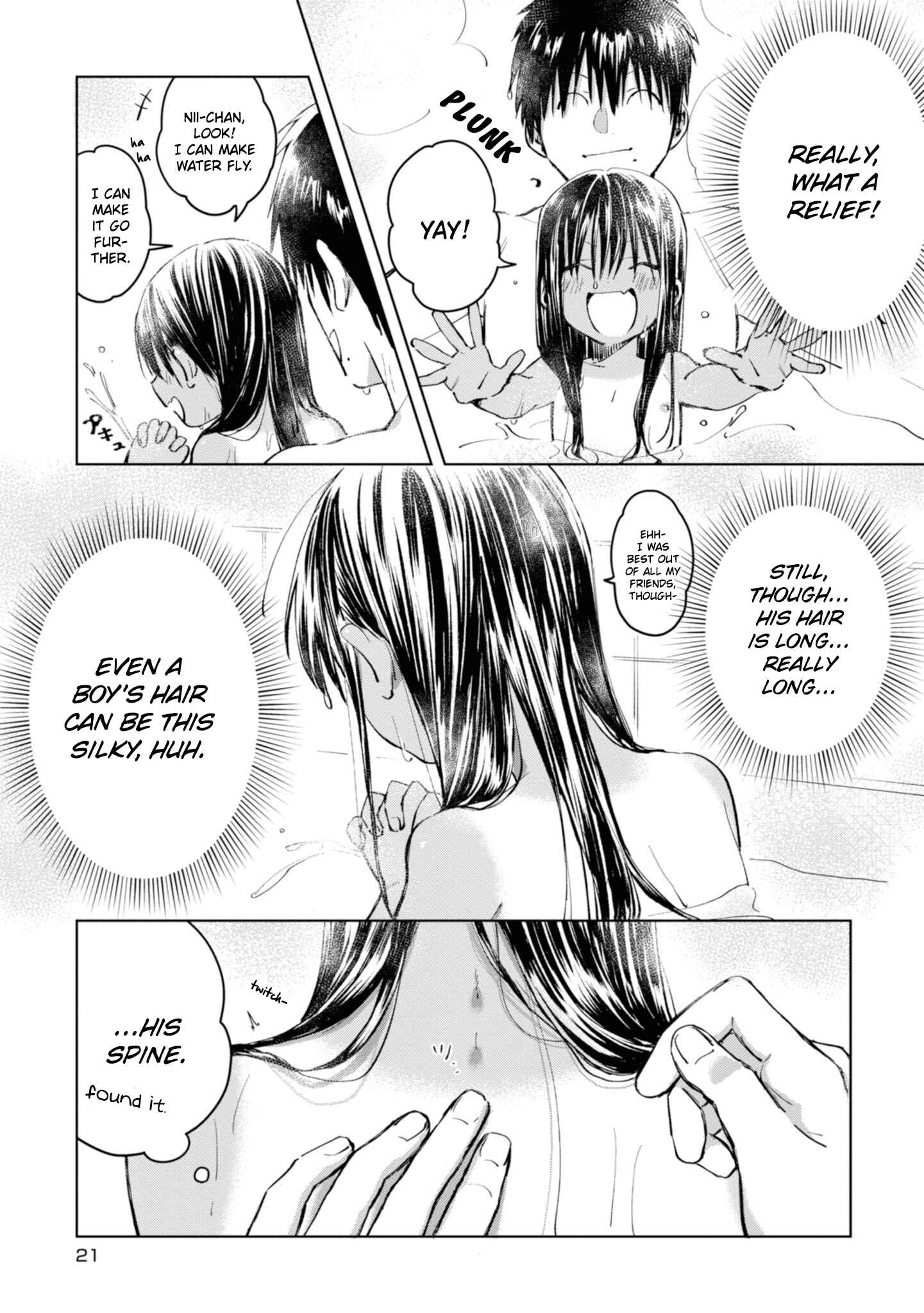Page 3 Chapter 2 Inaka ni Kaeru to Yakeni Natsuita Kasshoku Ponytail Shota ga Iru