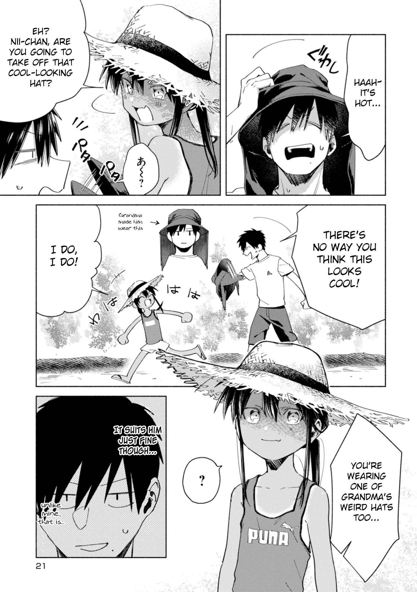 Page 3 Chapter 11 Inaka ni Kaeru to Yakeni Natsuita Kasshoku Ponytail Shota ga Iru