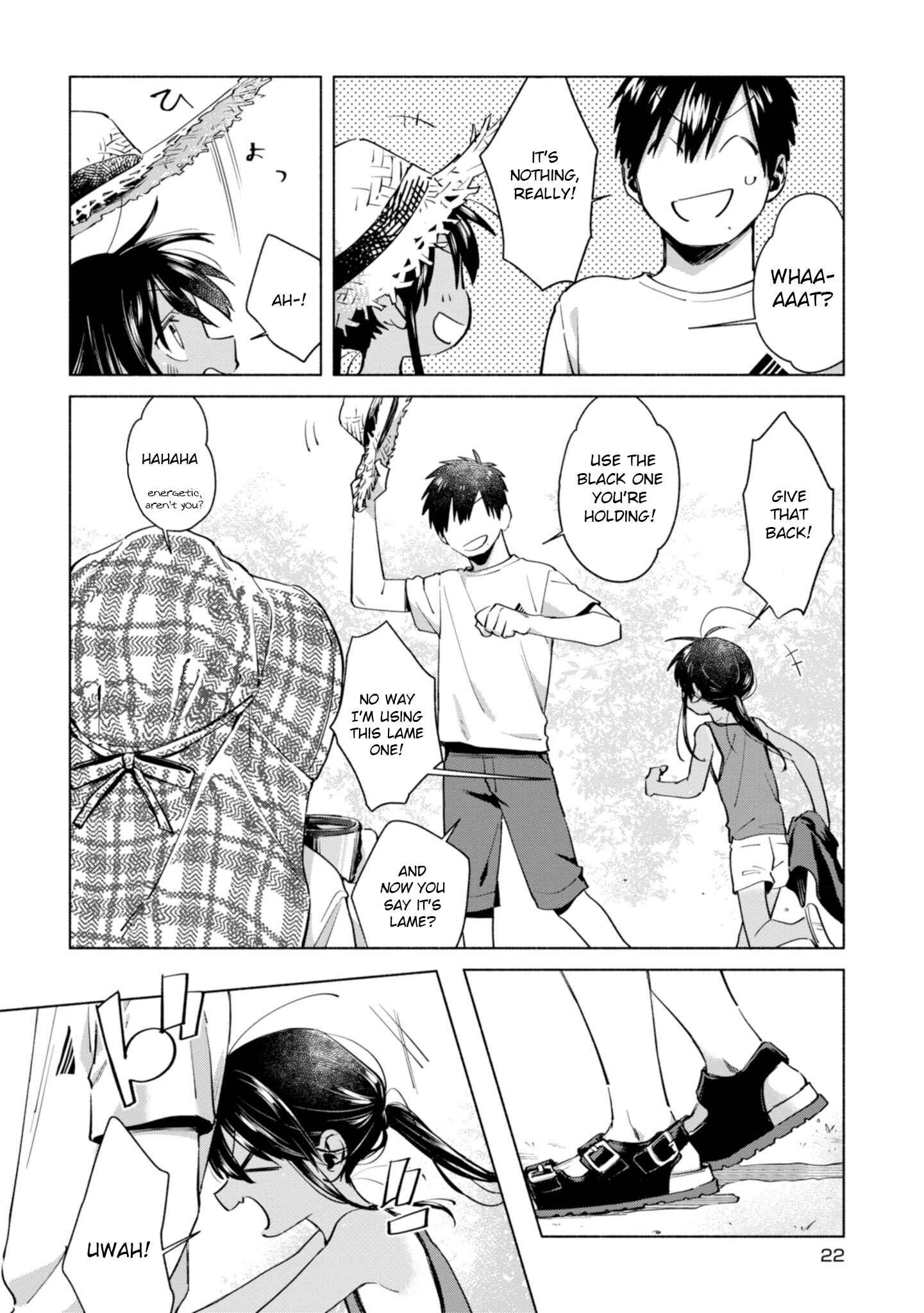 Page 4 Chapter 11 Inaka ni Kaeru to Yakeni Natsuita Kasshoku Ponytail Shota ga Iru