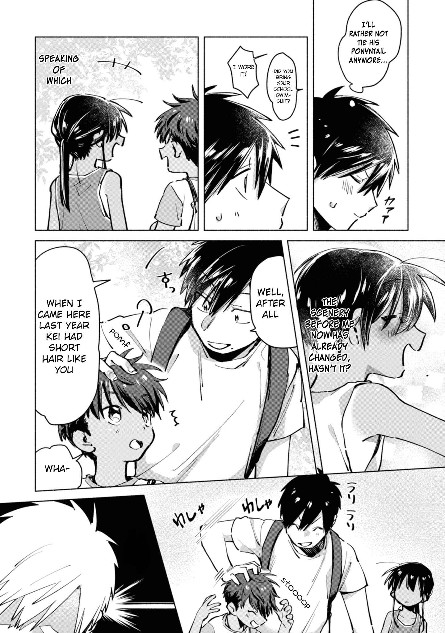 Page 6 Chapter 4 Inaka ni Kaeru to Yakeni Natsuita Kasshoku Ponytail Shota ga Iru