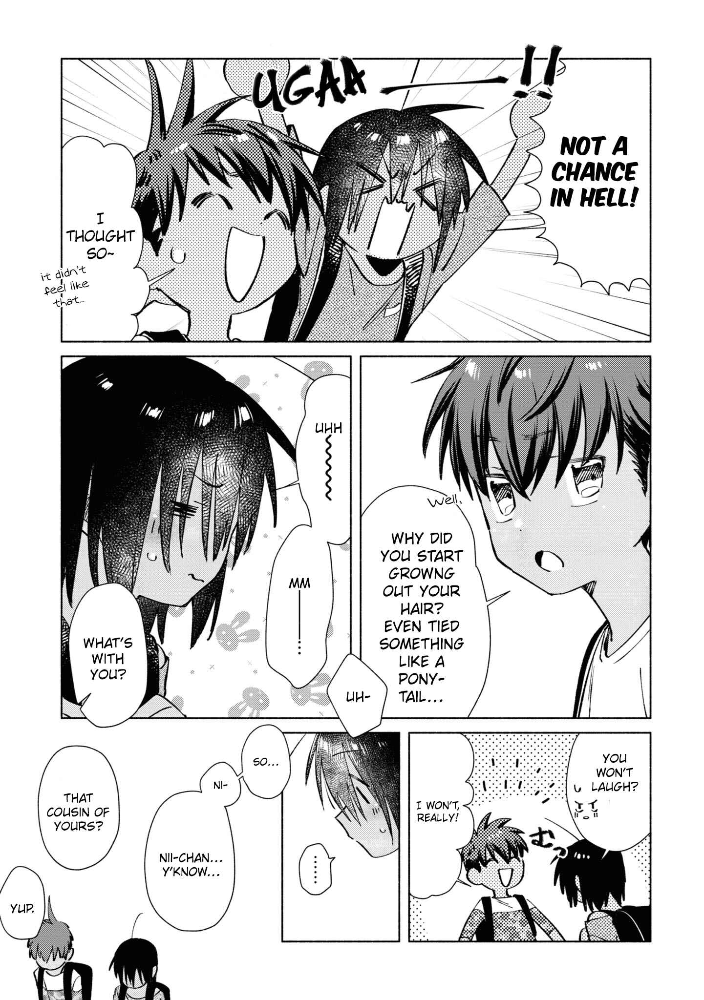 Page 11 Chapter 28 Inaka ni Kaeru to Yakeni Natsuita Kasshoku Ponytail Shota ga Iru
