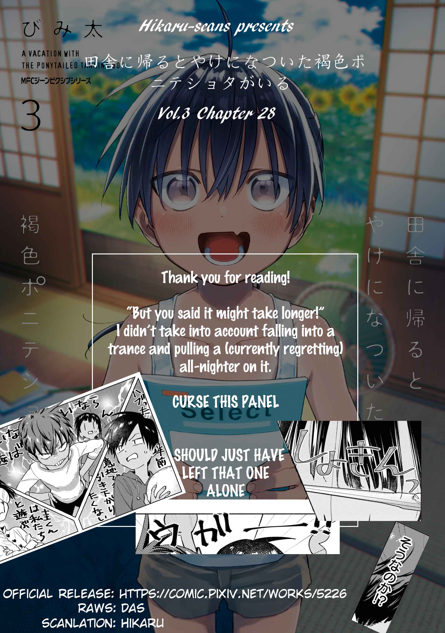 Page 21 Chapter 28 Inaka ni Kaeru to Yakeni Natsuita Kasshoku Ponytail Shota ga Iru