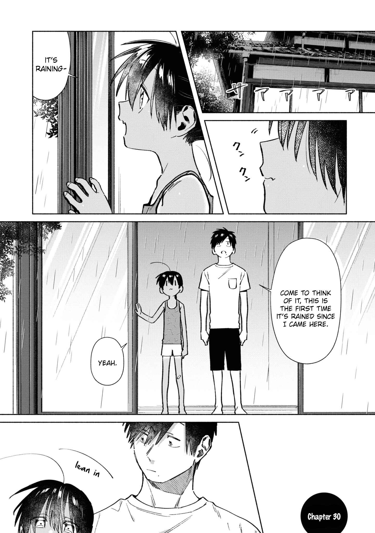 Page 1 Chapter 30 Inaka ni Kaeru to Yakeni Natsuita Kasshoku Ponytail Shota ga Iru
