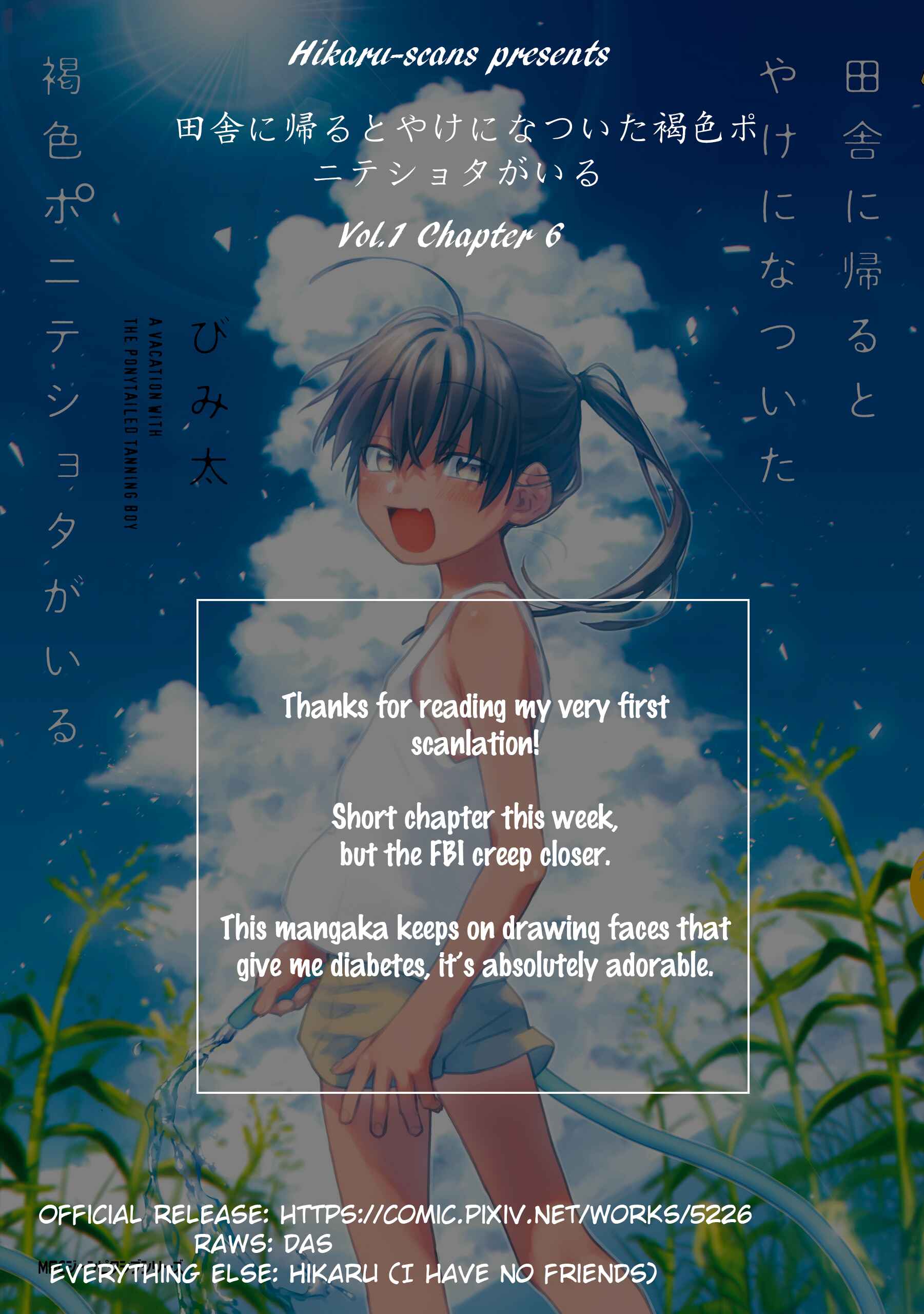 Page 12 Chapter 6 Inaka ni Kaeru to Yakeni Natsuita Kasshoku Ponytail Shota ga Iru