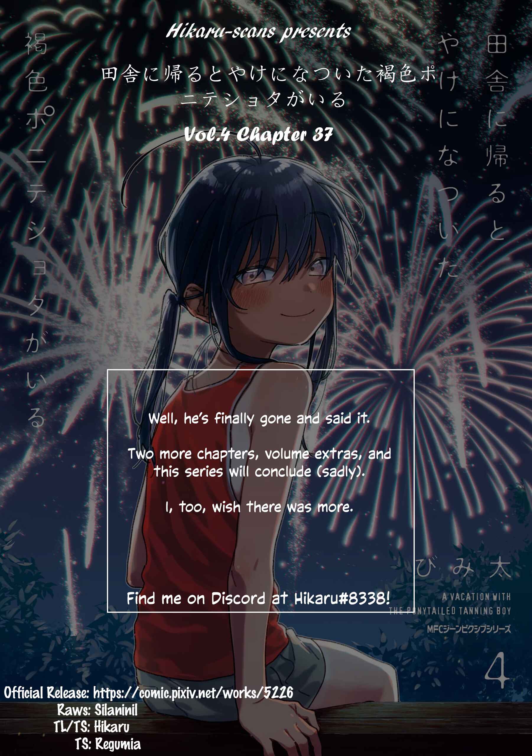 Page 13 Chapter 37 Inaka ni Kaeru to Yakeni Natsuita Kasshoku Ponytail Shota ga Iru