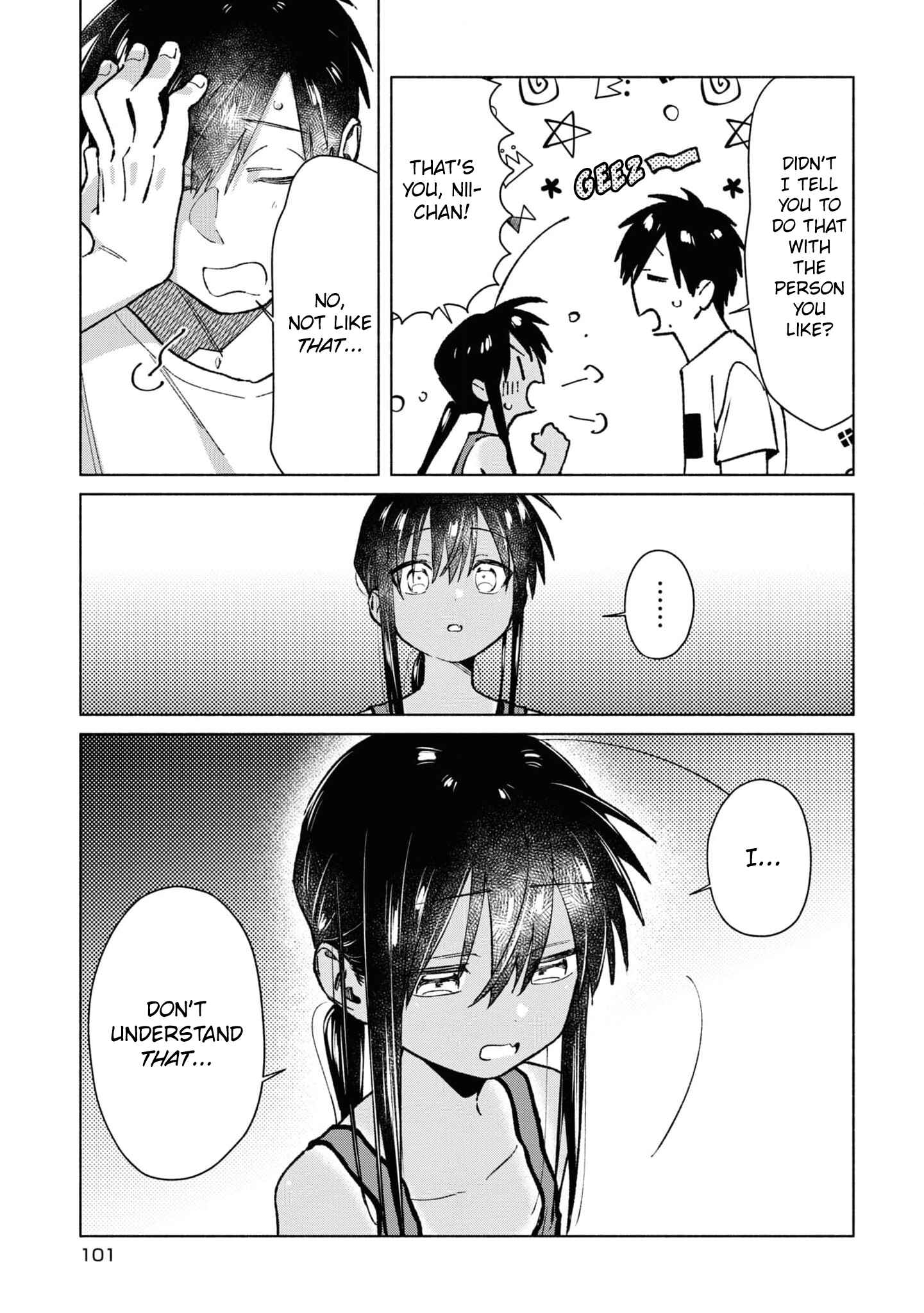 Page 3 Chapter 38 Inaka ni Kaeru to Yakeni Natsuita Kasshoku Ponytail Shota ga Iru