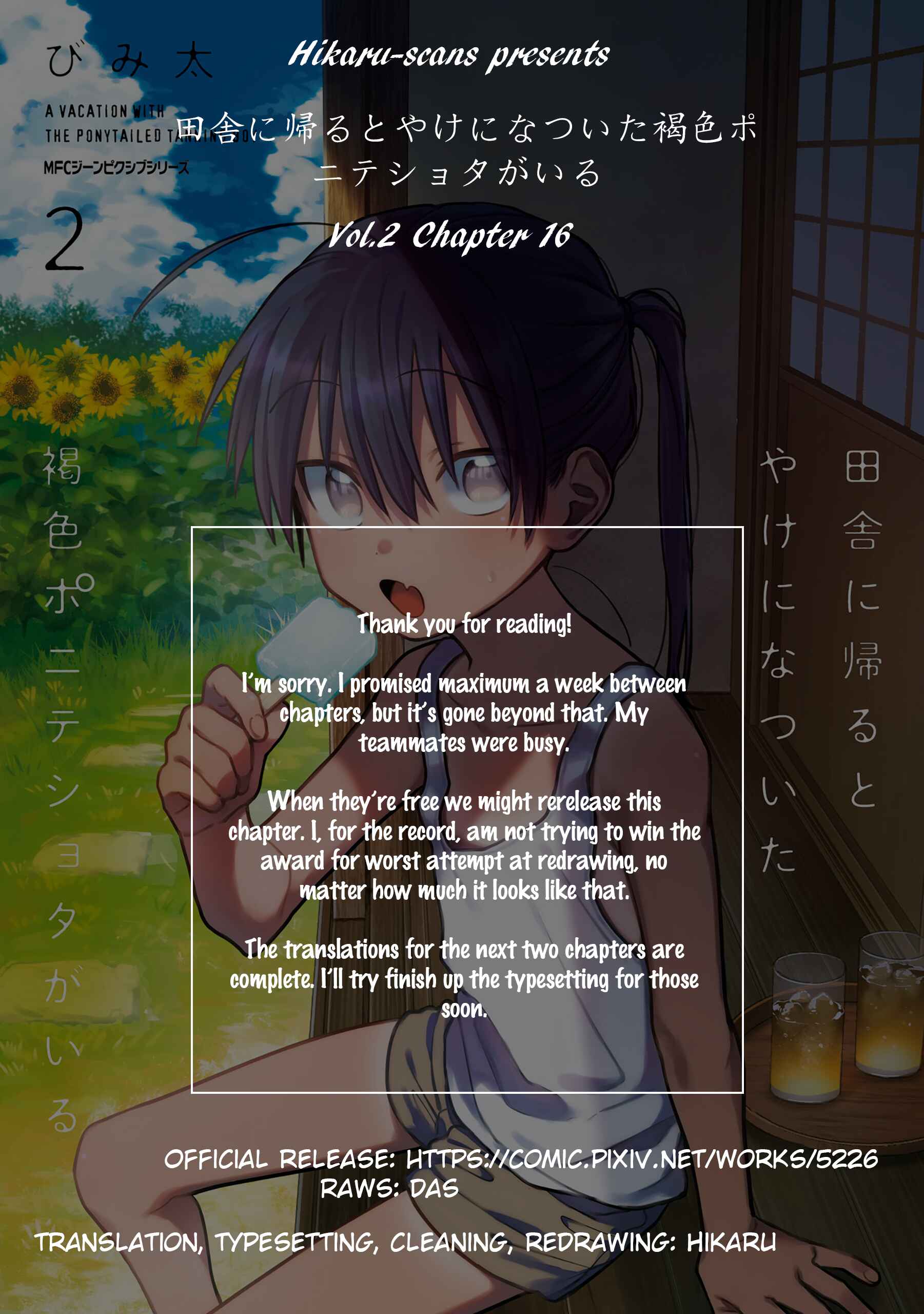 Page 16 Chapter 16 Inaka ni Kaeru to Yakeni Natsuita Kasshoku Ponytail Shota ga Iru