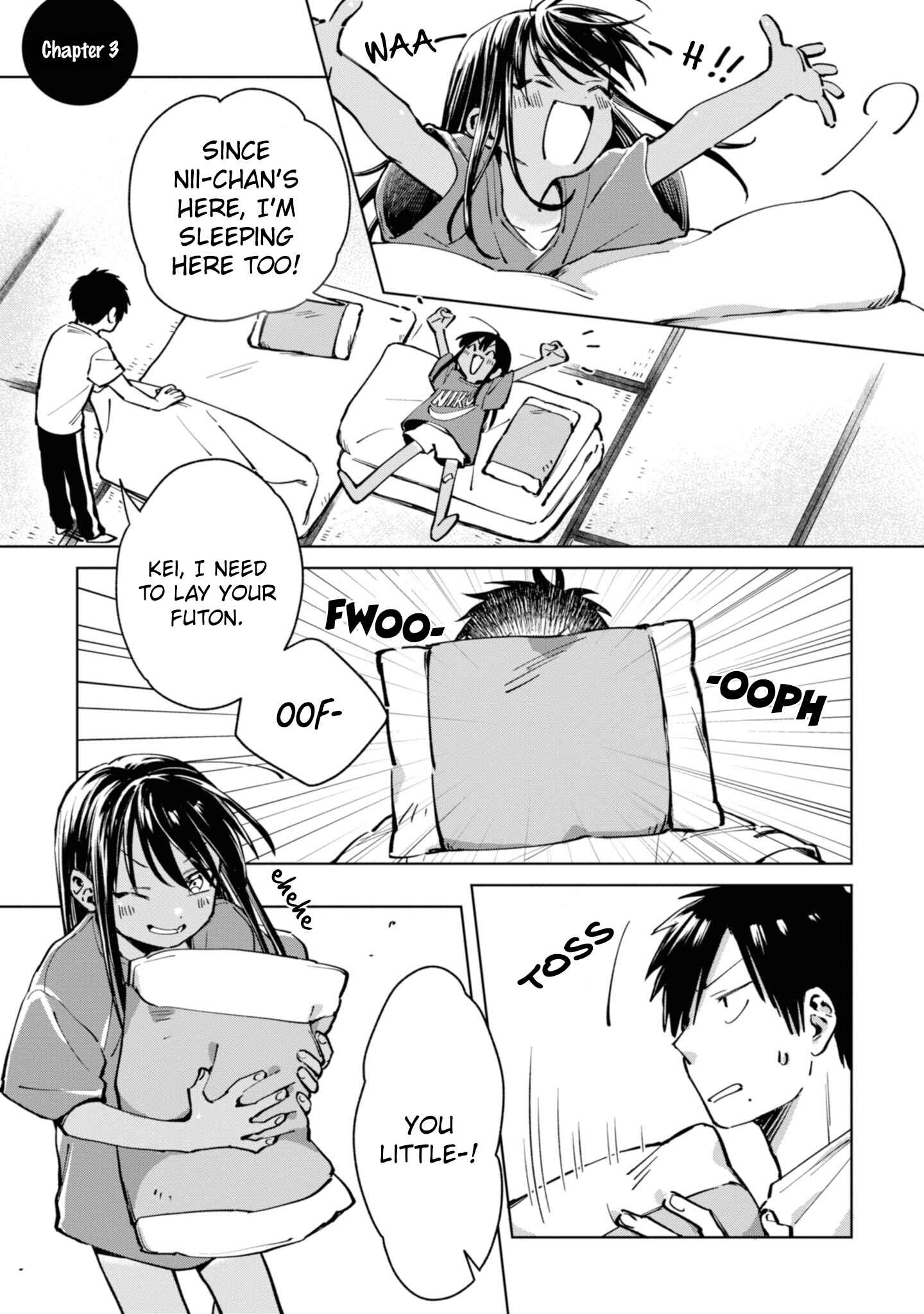 Page 1 Chapter 3 Inaka ni Kaeru to Yakeni Natsuita Kasshoku Ponytail Shota ga Iru