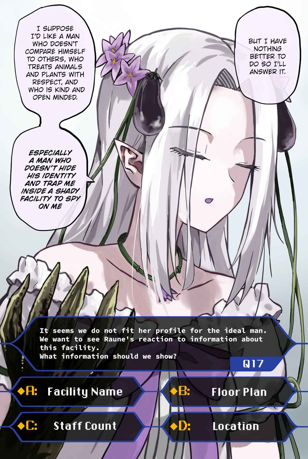 Page 2 Chapter 21 Raising an Eggplant Girl Using Online Polls