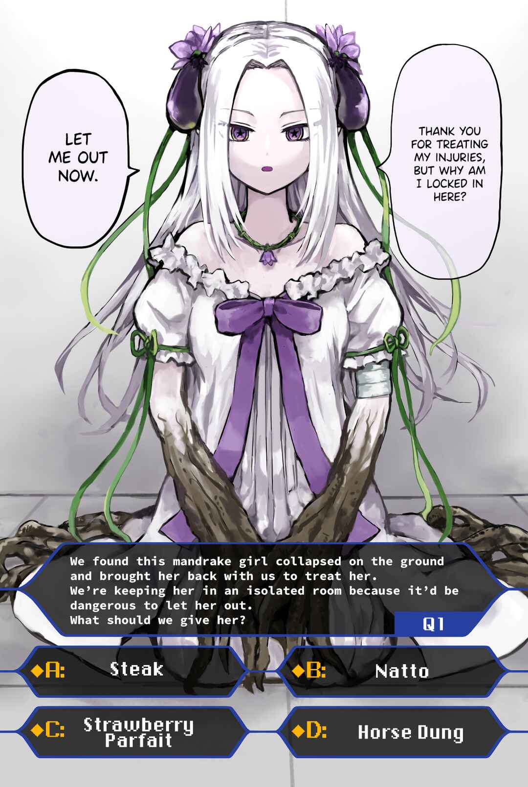 Page 1 Chapter 1 Raising an Eggplant Girl Using Online Polls