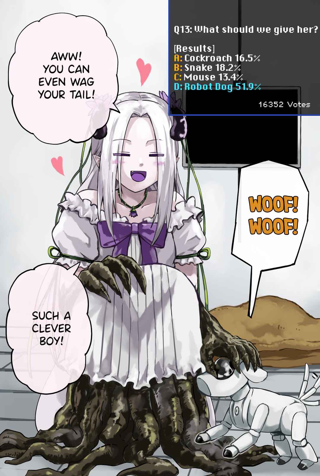 Page 1 Chapter 16 Raising an Eggplant Girl Using Online Polls