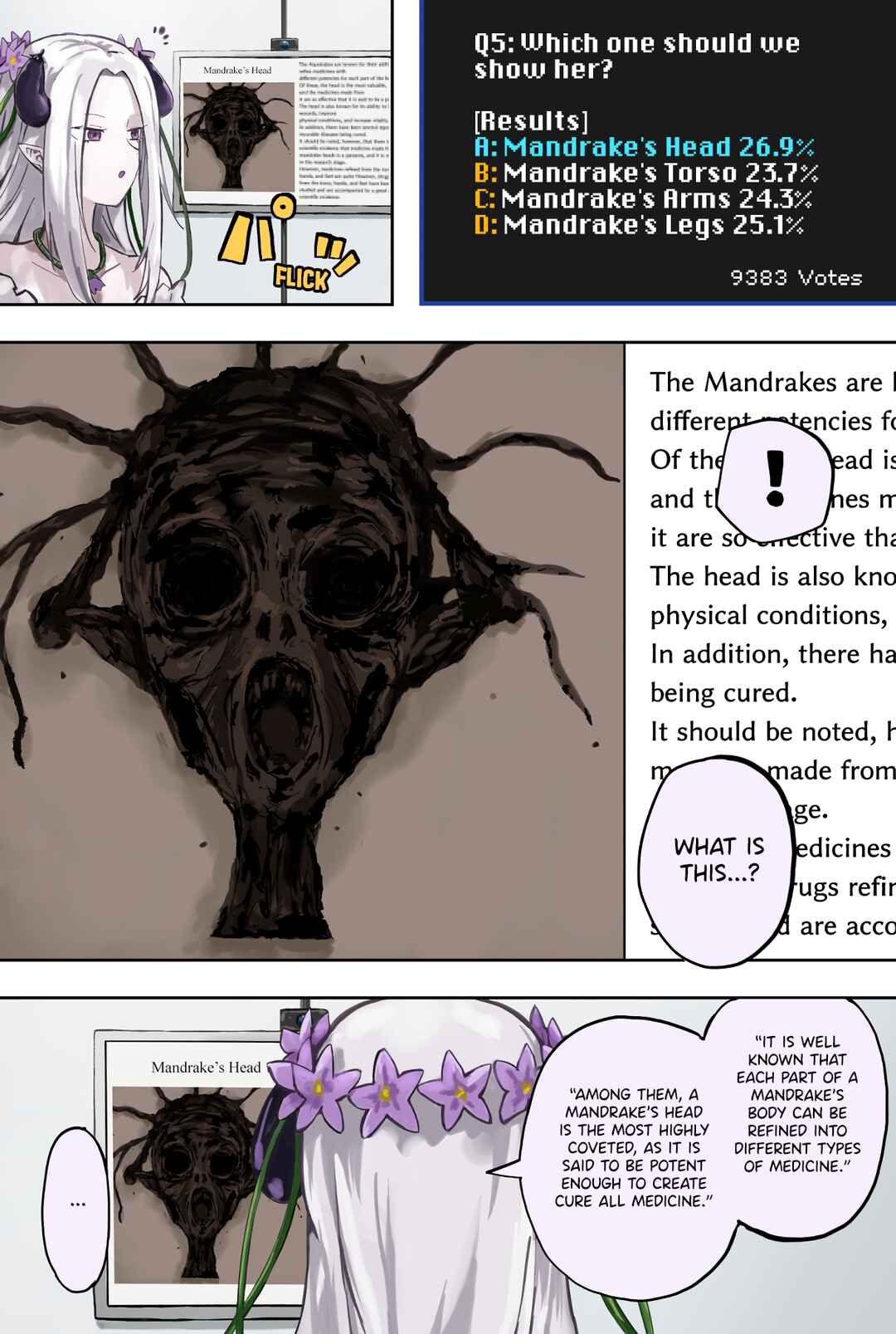 Page 1 Chapter 7 Raising an Eggplant Girl Using Online Polls