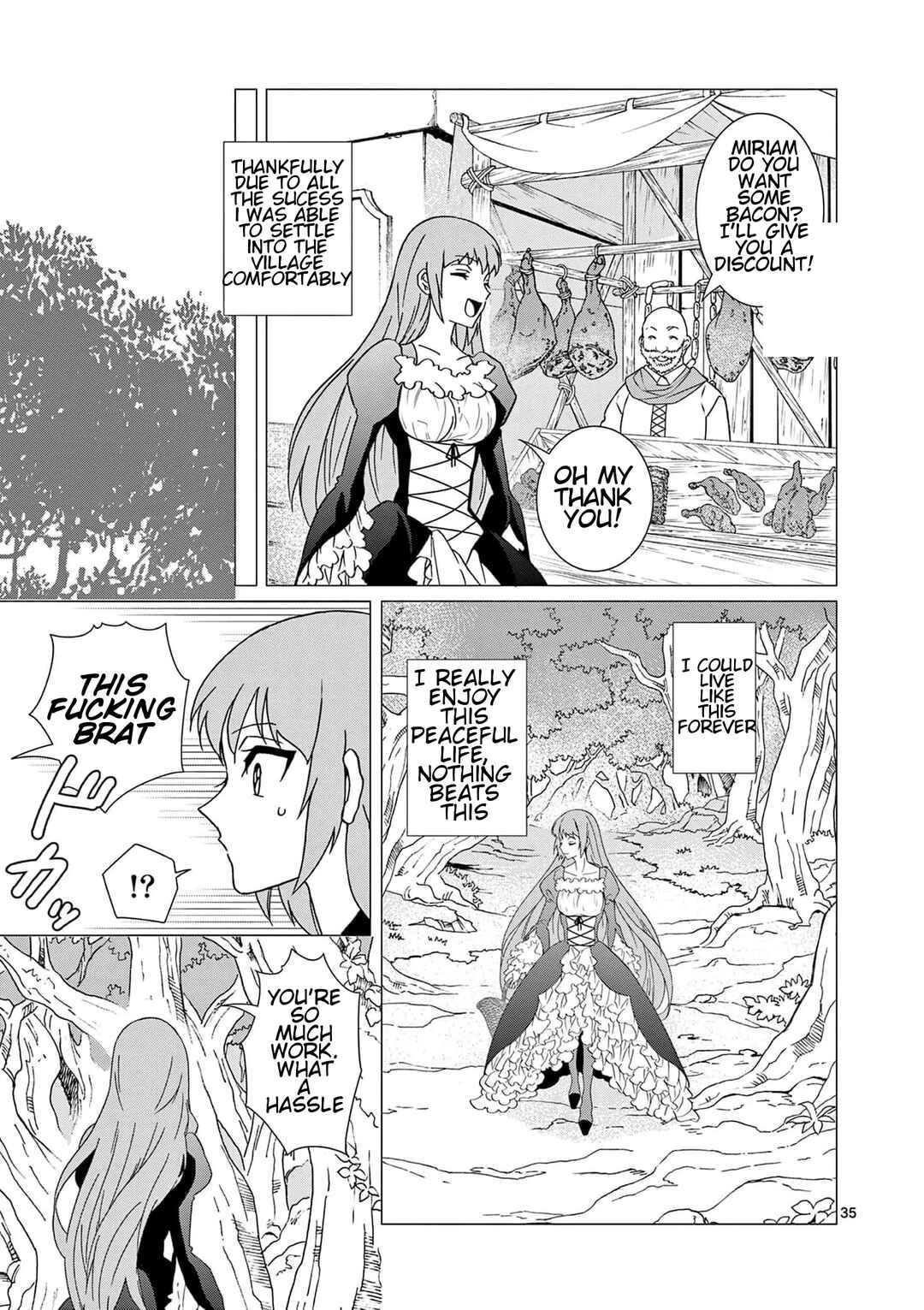 Page 36 Chapter 3 Isekai Tensei Shite Majo ni Natta no de Slow Life o Okuritai no ni Maou ga Nigashite Kuremasen