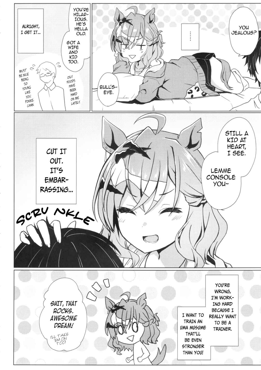Page 22 Chapter Unknown_1c30 Uma Musume Pretty Derby - Living in a Love Comedy with Jungle Pocket (Doujinshi)