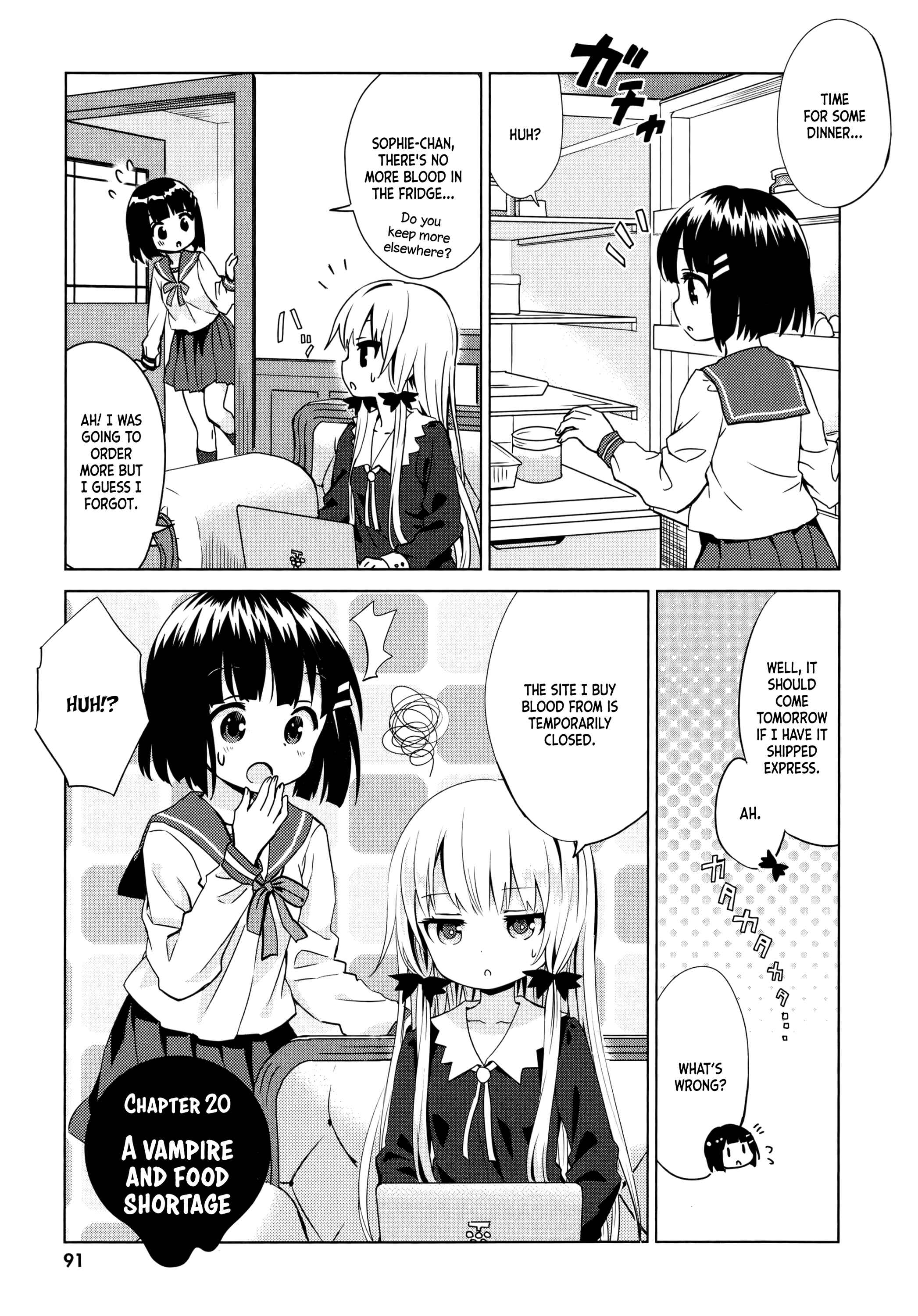 Page 1 Chapter 20 Tonari no Kyuuketsuki-san