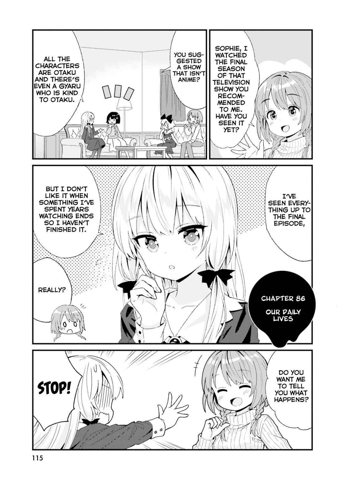 Page 1 Chapter 86 Tonari no Kyuuketsuki-san