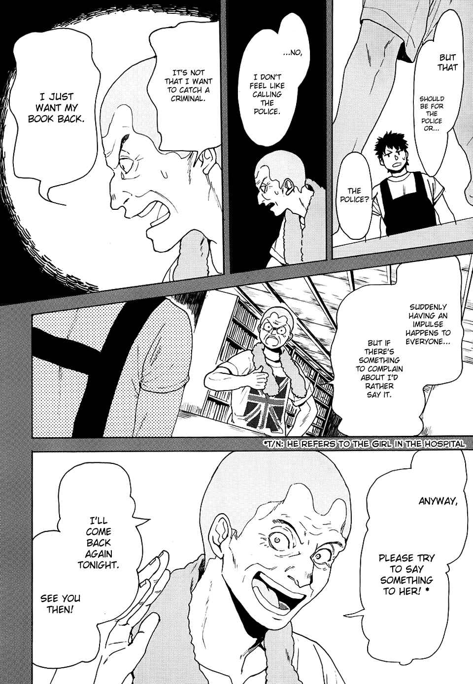 Page 31 Chapter 4 Biblia Koshodou no Jiken Techou