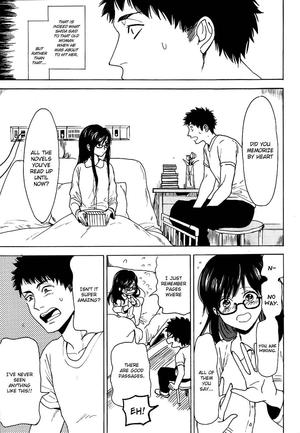 Page 36 Chapter 4 Biblia Koshodou no Jiken Techou