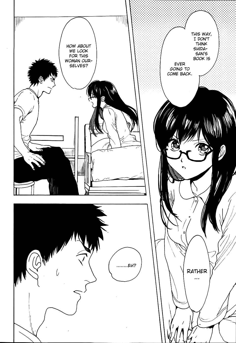 Page 41 Chapter 4 Biblia Koshodou no Jiken Techou