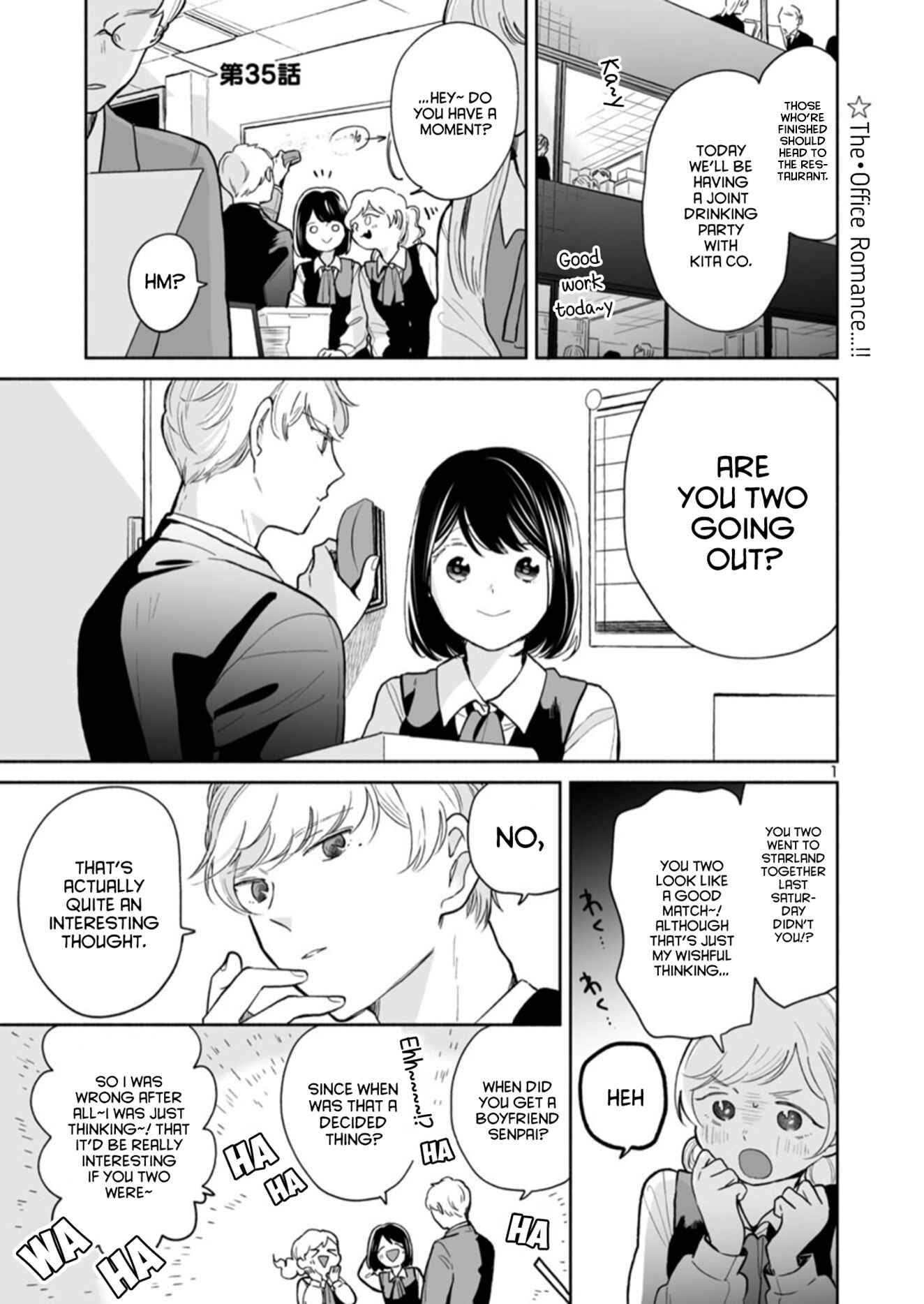 Page 1 Chapter 35 Majo-senpai Nippou
