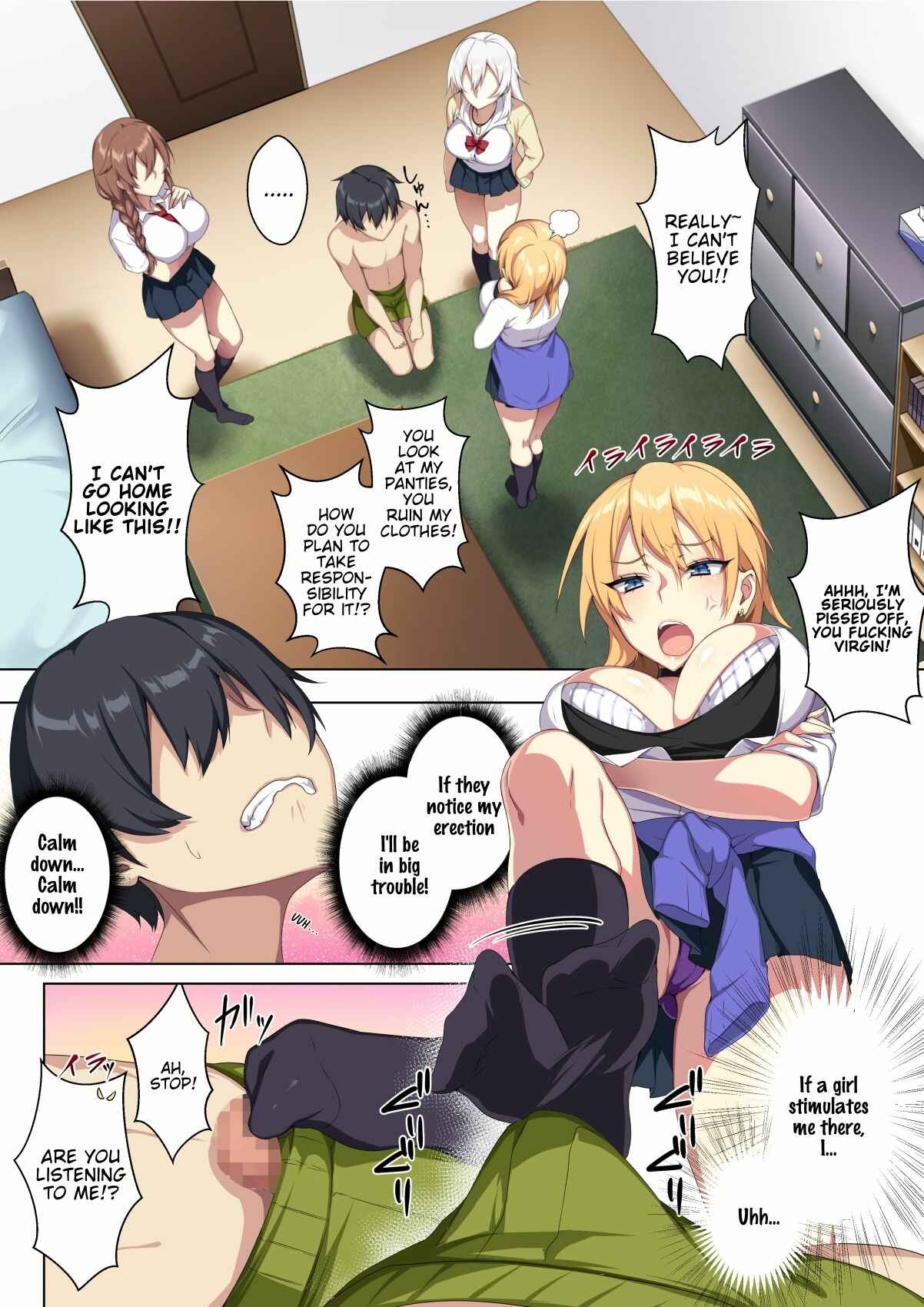 Page 10 Chapter Unknown_2e37 Karui Kimochi de Heya ni Ageta Gal to Hamemakuri!?